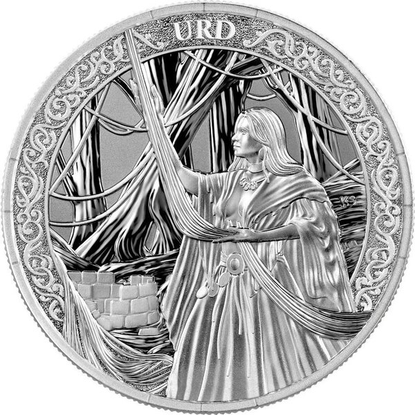 Monnaie URD Norns 1 Oz Argent 5 Mark Germania 2026