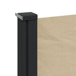 vidaXL Auvent latéral rétractable beige 180x600 cm