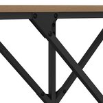vidaXL Table console chêne artisanal 140 x 29 x 75 cm