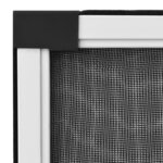 vidaXL Moustiquaire extensible pour fenêtres Blanc (100-193)x75 cm