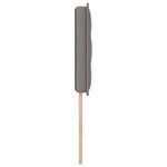 vidaXL Tête de lit Hauteur réglable Manuel Taupe 100 cm tissu