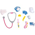 Bayer Design 93841AA - Poupon Bébé Docteur fonctionnel 38cm avec des yeux qui se ferment