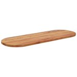 vidaXL Dessus de table 140x50x2 5 cm ovale bois massif d'acacia