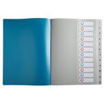 Trieur Polypropylène Recyclé 12 Compartiments Maïa - Couleurs Assorties - X 8 - Exacompta