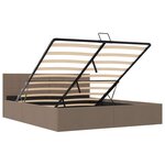 vidaXL Cadre de lit à rangement hydraulique sans matelas 160x200 cm