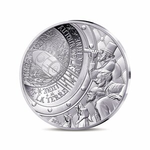 L'Art de la Plume – De la terre à la lune Monnaie de 10€ Argent