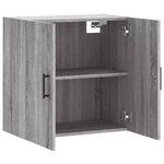 vidaXL Armoire murale sonoma gris 60x31x60 cm bois d'ingénierie