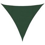 vidaXL Voile d'ombrage 160 g/m² Vert foncé 4 5x4 5x4 5 m PEHD