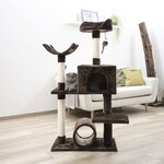 Kerbl Arbre à chat Safari Big 122 cm Marron foncé