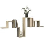 vidaXL Étagère murale chêne sonoma 104 5x10x43 cm bois d'ingénierie