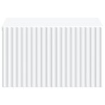 vidaXL Cabinet de chevet mural avec tiroir Blanc 33 x 34 5 x 20 cm