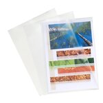 Etui Carton De 100 Pochettes Coin Polypropylène Lisse 12/100e - A4 - Cristal - Exacompta