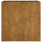vidaXL Jardinière 40x80x80 cm acier corten