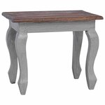 vidaXL Ensemble de tables gigognes 3 Pièces bois d'acajou massif