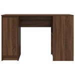 vidaXL Bureau chêne marron 120x42x76 cm bois d'ingénierie