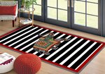 Tapis d'intérieur Gan 120 x 180 cm - Rouge