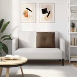 vidaXL Coussin de Dos Marron 60 x 19 x 50 cm tissu