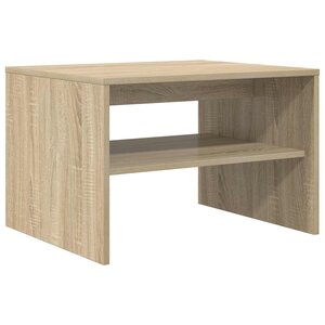vidaXL Table basse Chêne Sonoma 60 x 50 x 40 cm Bois d'ingénierie