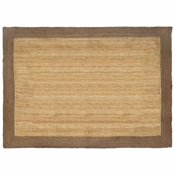vidaXL Tapis de surface Gris 160 x 230 cm Jute