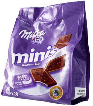 Milka Minis Tendre au Lait (Sachet de 200g)