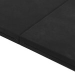 vidaXL Canapé-lit pliable 140 x 67 x 45 cm Noir
