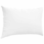 vidaXL Coussins de canapé 2 Pièces Blanc 60 x 40 cm tissu
