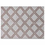vidaXL Tapis d'extérieur ARAKIL Marron et blanc 400 × 300 cm