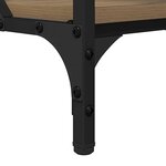 vidaXL Table basse Chêne artisanal 100 x 50 x 50 cm Bois d'ingénierie