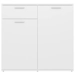 vidaXL Buffet Blanc 80x36x75 cm Aggloméré