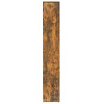 vidaXL Armoire de bain Chêne fumé 30x30x183 5 cm Bois d'ingénierie