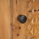 vidaXL Haut Armoire avec étagère Marron clair 40 x 33 x 110 cm