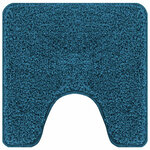 vidaXL Tapis de bain Bleu 50 x 50 cm Polypropylène