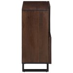 vidaXL Buffet marron 80x34x75 cm bois massif de manguier