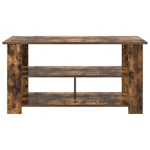 vidaXL Support de télévision Chêne fumé 100 x 40 x 50 cm