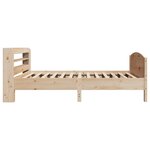 vidaXL Cadre de lit sans matelas 75x190 cm bois de pin massif