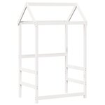 vidaXL Lit de jour avec toit sans matelas blanc 80x200 cm bois massif