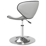 vidaXL Tabouret de bar Blanc Similicuir