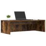 vidaXL Bureau mural Chêne fumé 100 x 45 x 30 cm Bois d'ingénierie