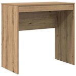 vidaXL Bureau chêne artisanal 80 x 40 x 76 cm Bois d'ingénierie