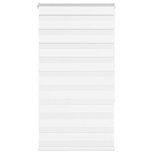 vidaXL Store zèbre blanc 70x150 cm largeur du tissu 65 9 cm polyester