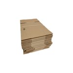 Lot de 50 cartons de déménagement double cannelure 33x15x12cm (x50)