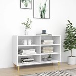 vidaXL Buffet blanc 103 5x35x70 cm bois d'ingénierie
