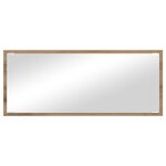 vidaXL Miroir de Salle de Bain Chêne Artisan Bois d'ingénierie  Verre