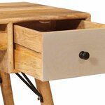 vidaXL Bureau d'écriture Marron 110 x 55 x 76 cm Bois de mangue massif