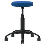 vidaXL Chaise de salle à manger Bleu Velours