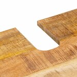 vidaXL Ensembles de salle de bain 2 Pièces Naturel Bois de mangue massif