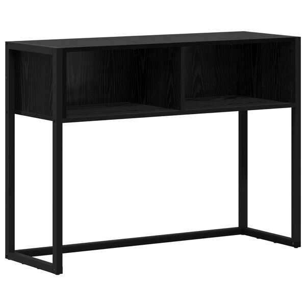 vidaXL Table d'appoint Chêne noir 100 x 36 x 75 cm Bois d'ingénierie