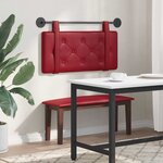 vidaXL Tête de lit suspendue Bordeaux Simili cuir