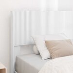 vidaXL Tête de lit Blanc PB