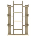 vidaXL Bibliothèque Chêne Sonoma 86x25 5x140 cm Bois d’ingénierie
